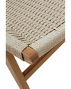 Sillón madera de haya con asiento y respaldo trenzado