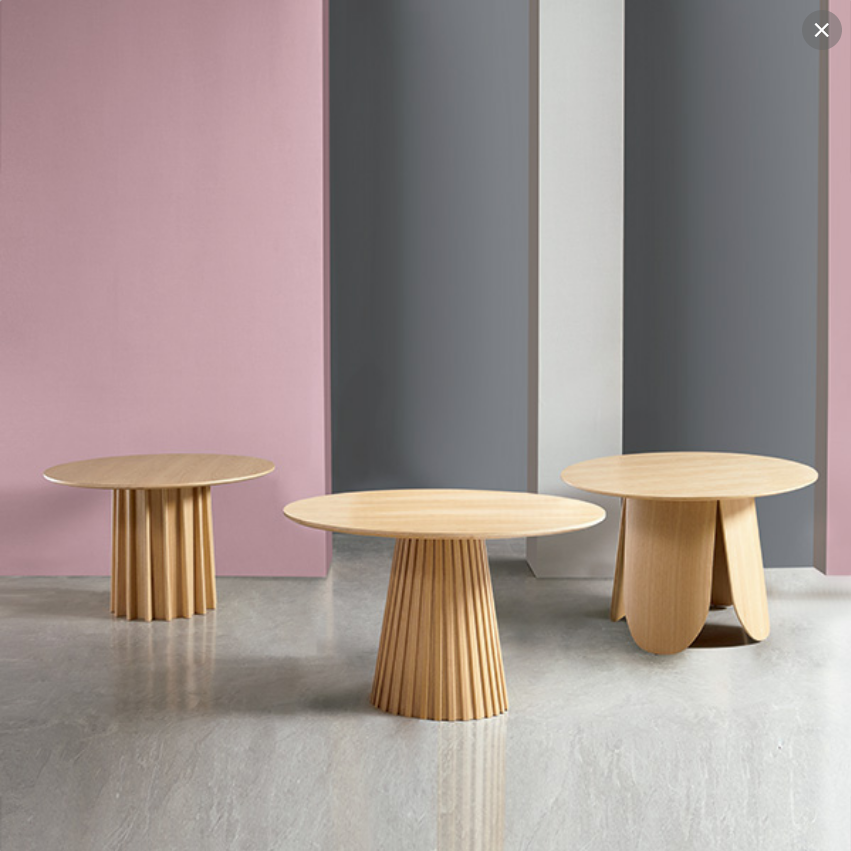 Mesa centro Lorenza roble Ø120 cm