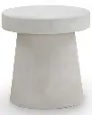 Mesa centro blanca alta