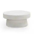Mesa centro blanca baja 