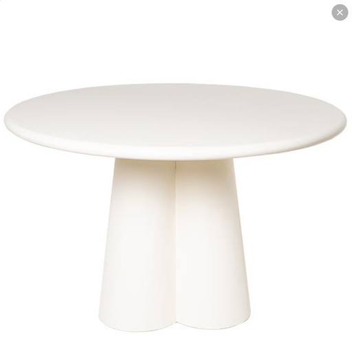 [1732-00MS2128] Mesa centro Jatin blanco