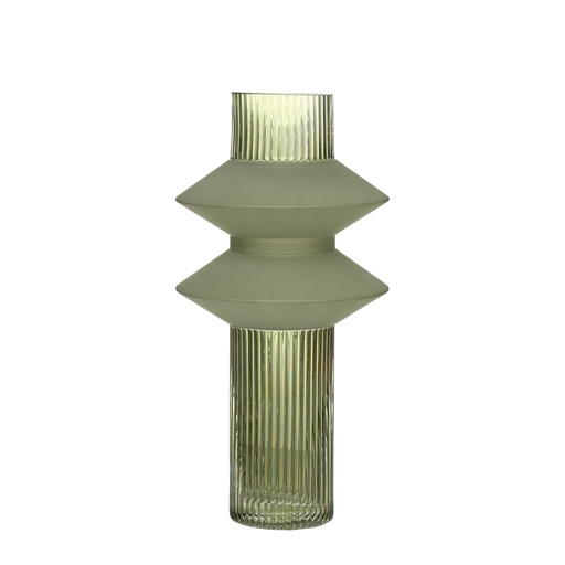 [2005-32819] Jarrón decorativo cristal 32cm