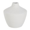 [0023-609938] Jarrón Blanco cerámica 20 cm