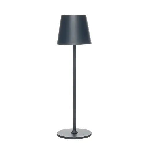 [2005-98023] Lámpara de mesa metálica negra