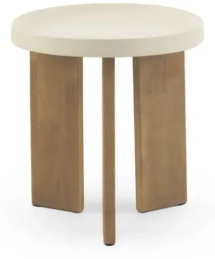 [0149-11473] Mesa auxiliar metal/madera