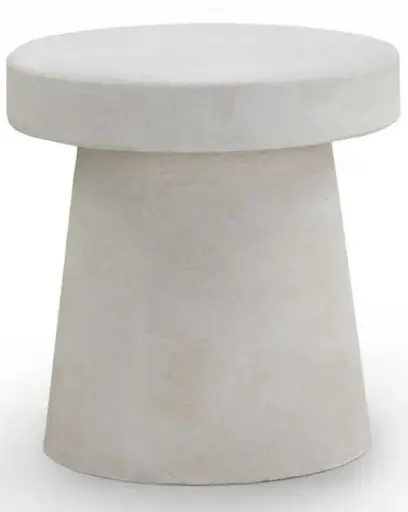 [0149-11316] Mesa centro blanca alta