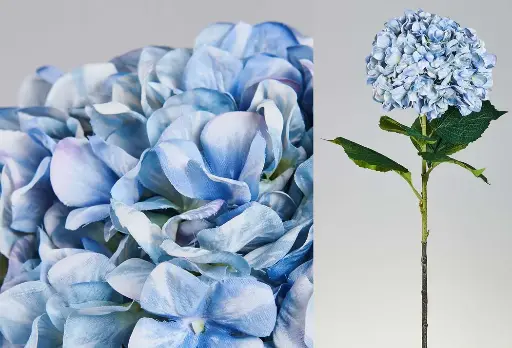 [9114-072-045] Planta artificial Hortensia gigante azul 105 cm